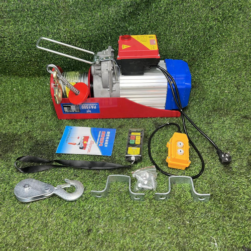 Tời điện Zhanying 220v PA1500 . Palang cáp mini PA1500 12m , 3kw