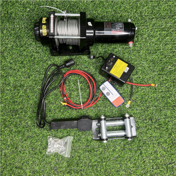 Tời điện cáp 12/24v 4500lbs || Lực kéo ngang 2041kg , Kéo nâng hạ 306kg QBGSHOP
