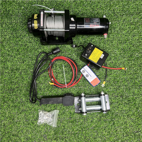 Tời điện cáp 12/24v 4500lbs || Lực kéo ngang 2041kg , Kéo nâng hạ 306kg QBGSHOP
