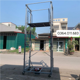 Giàn Giáo Điện 220v ( Kích thước tùy chỉnh ) - Thiết bị nâng hạ an toàn và hiệu quả