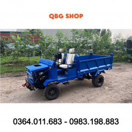Xe Ben 2 Cầu Tự Chế - Xe 6 Bánh Máy Dầu D24 Tải Trọng 2500kg