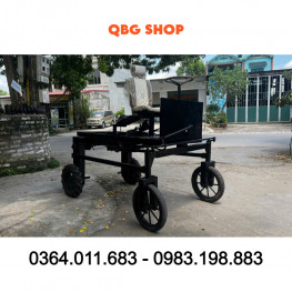 Mẫu Xe Tự Chế 4 Bánh Siêu Khỏe - Thiết Kế Gầm Cao Lắp Máy Phun Thuốc Trừ Sâu Cho Ruộng!